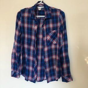 GAP Red White & Blue Button Up Shirt